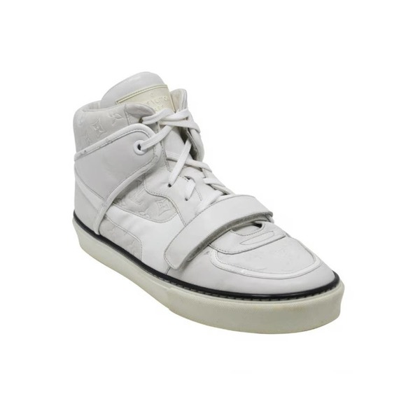 Louis Vuitton Monogram 9 White High Top Shoes LV-S0927P-B002 - Picture 6 of 9